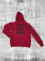 God Got Me with Crowned Sleeve - Women’s Hoody