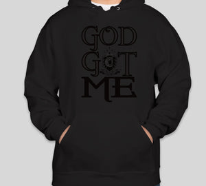 God Got Me with Crowned Sleeve - Women’s Hoody