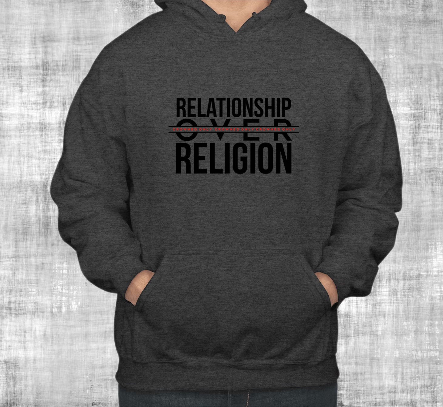 Relationship Over Religion - Men's  Hoody
